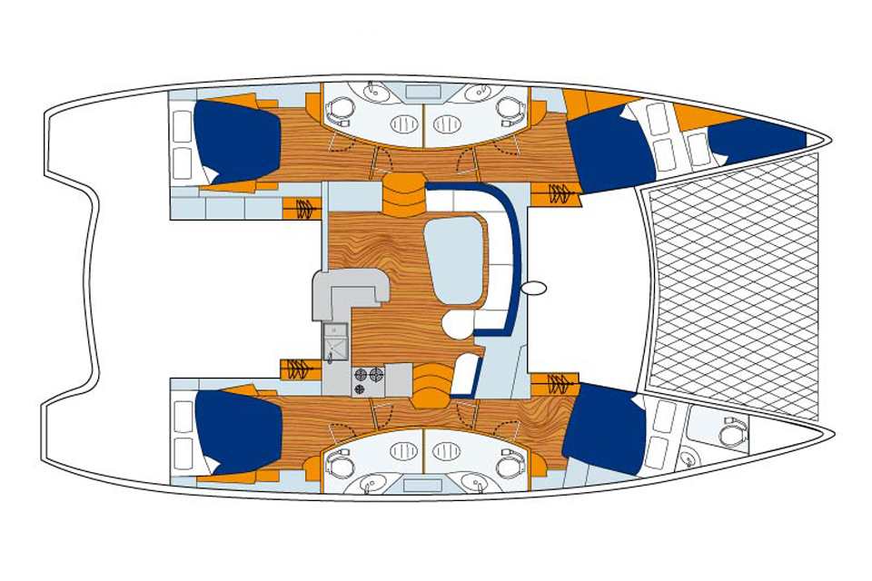 leopard 46 catamaran specifications