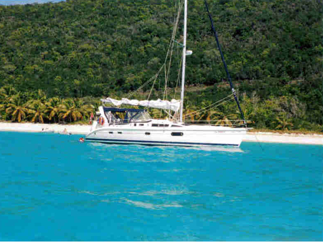 Guests enjoy a swim on their Caribbean week long cruise