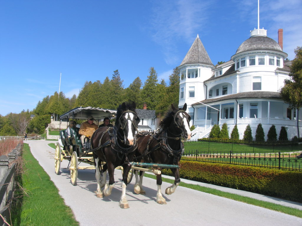 Mackinaw Island Paradise - horse drawn carriage